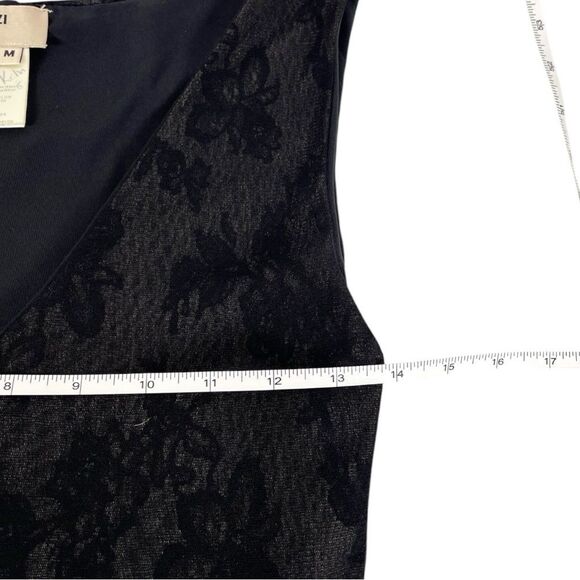 fuzzi jean paul gaultier women’s size medium black mesh floral lace dress - Picture 7 of 9